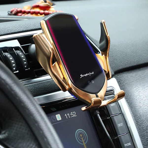 Luxury Smart Sensor Car Wireless Charger